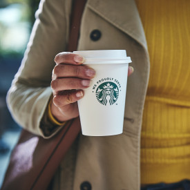 We proudly serve Starbucks